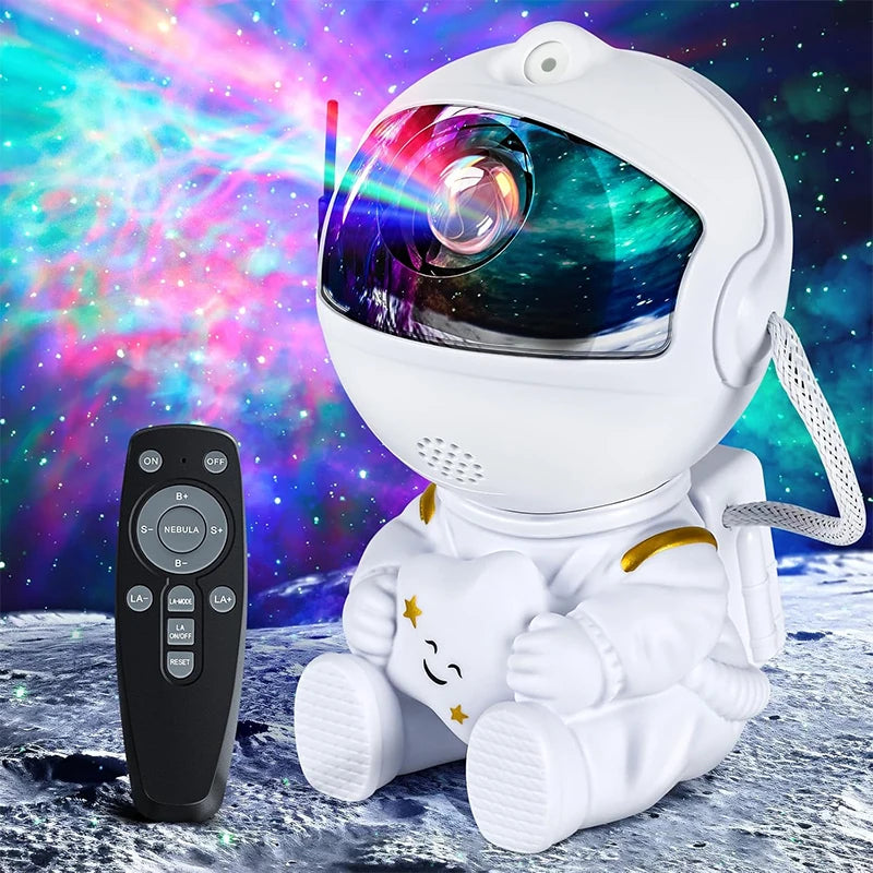 Projecteur galaxy astronaute LED etoiles - veilleuse chambre enfant CozyPulse