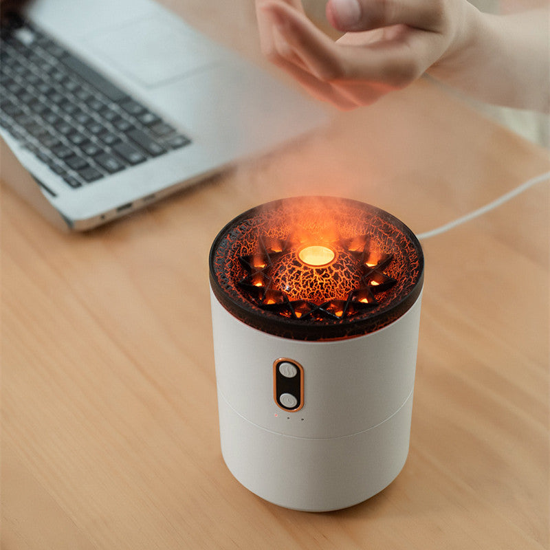Humidificateur Flamme LED | Diffuseur d'Arômes Ambiance Chaleureuse