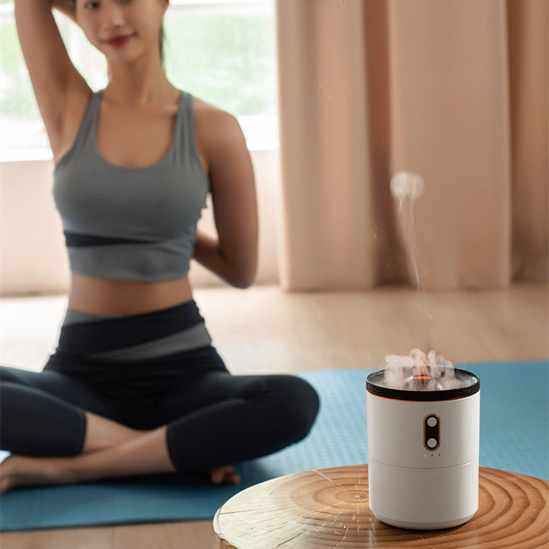 Humidificateur Flamme LED | Diffuseur d'Arômes Ambiance Chaleureuse