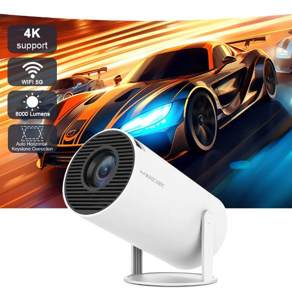 Mini projecteur portable HY300 WiFi 5G 4K - cinema maison compact CozyPulse