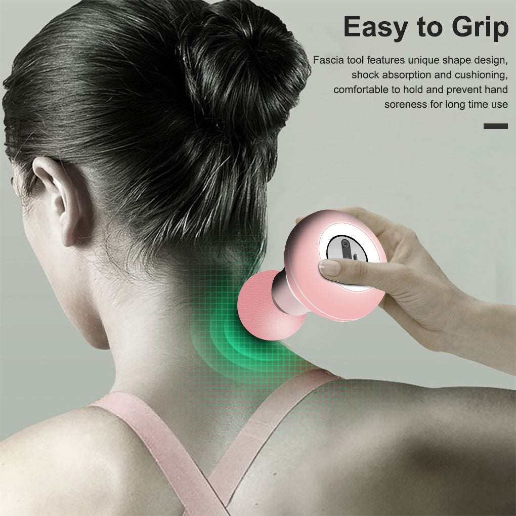 Mini massage gun format poche ultra-compact - prise en main ergonomique